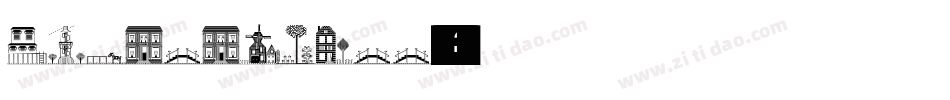 Houses Three字体转换
